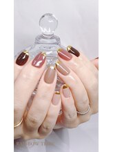 レインボートライブドゥネイル(rainbow tribe deux NAIL)/爪先ミラーネイル