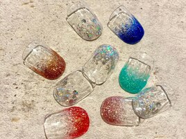ラメグラデーション