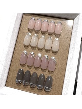 ぴょんぴょんネイル 岐阜駅前店/ガラスフレンチメニュー