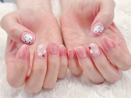 ＃キャラクターネイル　3D追加