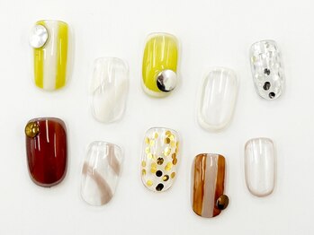 ネイルサロンクイール 宇都宮店(NAIL SALON QUILL)/個性派ネイル×スタッズ