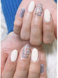 チェックネイル