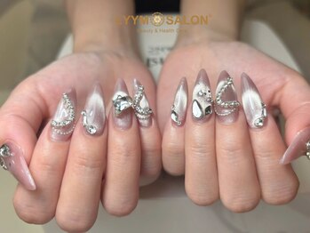 リームサロン 池袋店(LYYM SALON)/シルバーオーロラ ビジュー