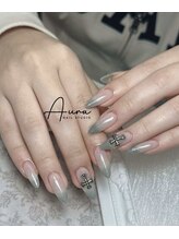 オーラネイル(Aura Nail)/グレージュ美グラデ