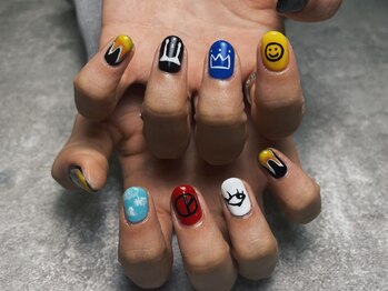 オムネイル 渋谷(HOMME NAIL)/持ち込みデザイン ¥9.000