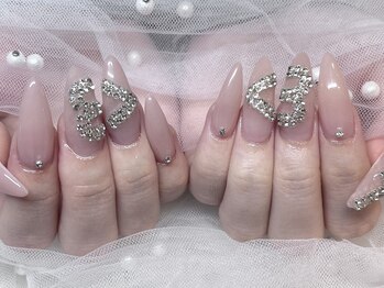 モカ 京橋(moca)/【Ayano】ハートネイル