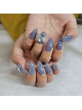 ユジャスタイル(Yooja style)/フラッシュ蝶々で韓国ネイル