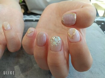 朱花 プルバイシュカ(fle by 朱花)/アートネイル