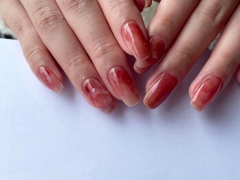 アイネイルズ 梅田店(I nails)/ぷっくりもやもやシンプル¥9700