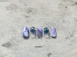 【ハンド】水面ネイル