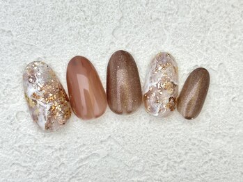 大理石ネイル　銀座フィルイン