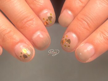 レイネイル(Ray nail)/大人バレンタインネイル