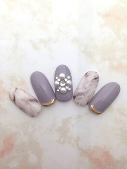 ネイルサロン インプレス(Impress)/大理石ネイル