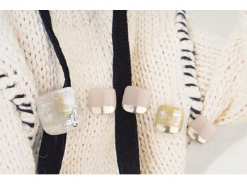 エムスラッシュ フィール 東戸塚店(M.SLASH)/ニュアンスツイードネイル