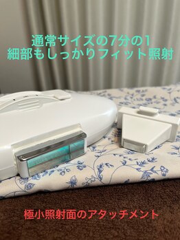 ノノ(nono)/極小照射面のアタッチメント導入