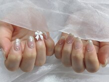 ベビーライオン(BABY LION)/シンプルリボンネイル♪