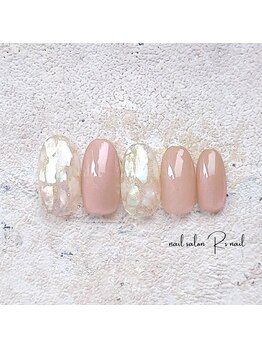 ネイル サロン アールズ ネイル(R's nail)/シェルネイル￥6500