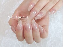 ネイルアプリクス 恵比寿(Nail apricus EBISU)/ミラーネイル◆ホワイト ¥8490