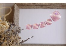 FAST NAIL 荻窪駅前店【パラジェル/ジェルネイル専門/定額/マグネット/フットネイル】/ミラー　グリーン　【11472】