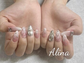 エリナネイルサロン池袋(Alina Nail Salon)/スカルプ持ち込みデザイン