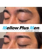 メロウプラス(mellow+)/メンズ眉毛/アイブロウ/眉毛