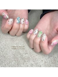 ぷっくりネイル