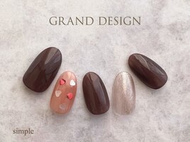 ハッピーバレンタインネイル