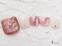 アイネイルズ 横浜WEST店(I-nails)/うるきらフットネイル10480円