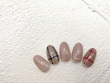 ラウレアネイル(Laule’a Nail)/【定額】チェックネイル