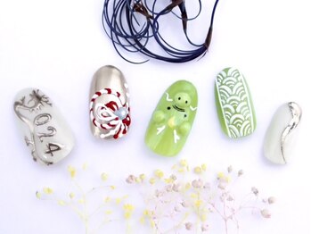 ボボカ(BOVOKA)/2024年新春辰ネイル