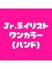 【Jr.ネイリスト施術(ハンド)】ワンカラー(マグネットやフラッシュも可能)