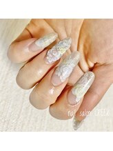 クリーク(CREEK)/ブライダルフラワークリア自爪風