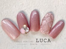ネイルアトリエルカ(nail atelier LUCA)/W-438 マグネット×キルティング