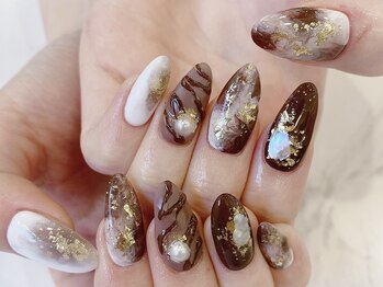 バレンタインデーネイル