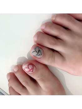 ミント(Mint.)/フットネイル☆親指付け放題