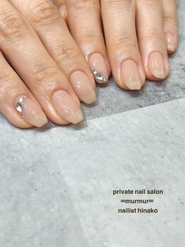 プライベート ネイルサロン マーマ(murmur)/シンプルネイル