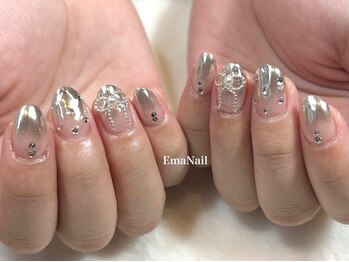 エマネイル 堺東店(Ema Nail)の写真/パラジェル90分やり放題は豊富なパーツを付け放題♪マグネット、カラーなど豊富にご用意！持ち込みもOK！