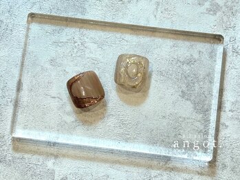 アンガット(angot.)/親指アート◆