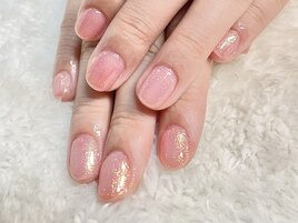 ラメシンプルワンカラー