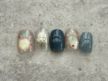 スカイフラワー アイ ネイル(sky flower)/ニュアンス