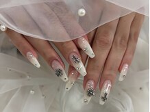 リンネイル 新大久保店(Rin Nail)/＃ミルキーxシルバーチャーム
