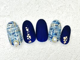 ツイードネイル　銀座フィルイン