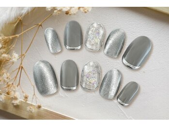 FASTNAIL松戸駅西口店【パラジェル/ジェルネイル専門/定額/マグネット/フットネイル】/大理石ネイル 【11379】