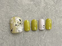 カラネイル 南森町店(calla nail)/春色フットネイル