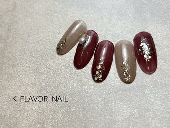 ケー フレーバー ネイル(K flavor nail)/シンプルデザインコース　¥7150