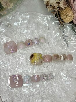 ツキネイル(TSUKI nail)/7・8・9月定額フットネイル