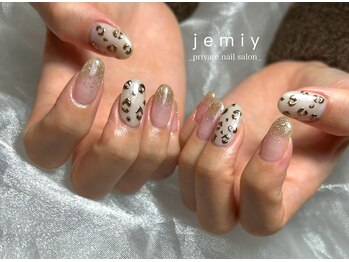 ジェミー(jemiy)/ミラーヒョウ柄デザイン