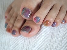ネイル アトリエ コモード(nail atelier Comodo)/ニュアンスネイル [水彩]