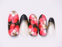 ネイリックス 栄ガスビル(NAILX)/フラワー＆フレンチネイル