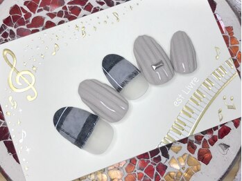 エストリブレ(estLivre)/コーデュロイ＆チェック